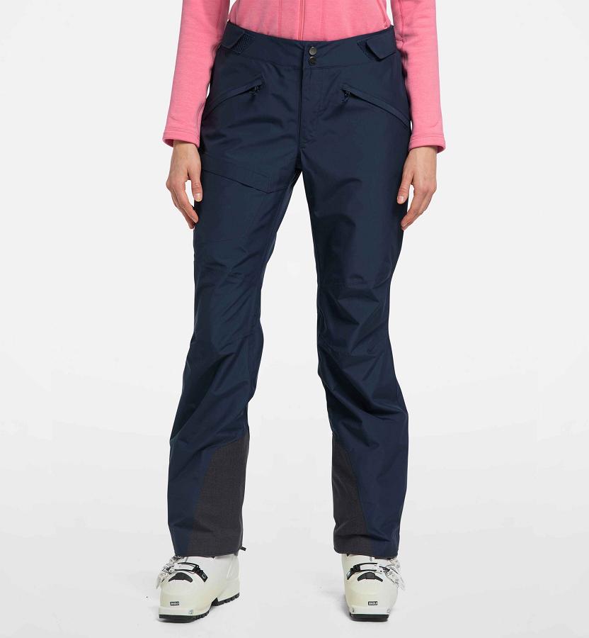 Haglöfs Womens Lumi Form Ski Pants Dark Blue New Zealand 21546NOZU